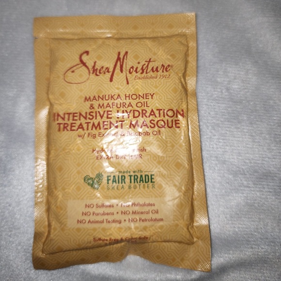 Shea Moisture Manuka Honey & Mafura Oil Intensive Hydration Treatmet Masque 6 pk - Picture 4 of 4